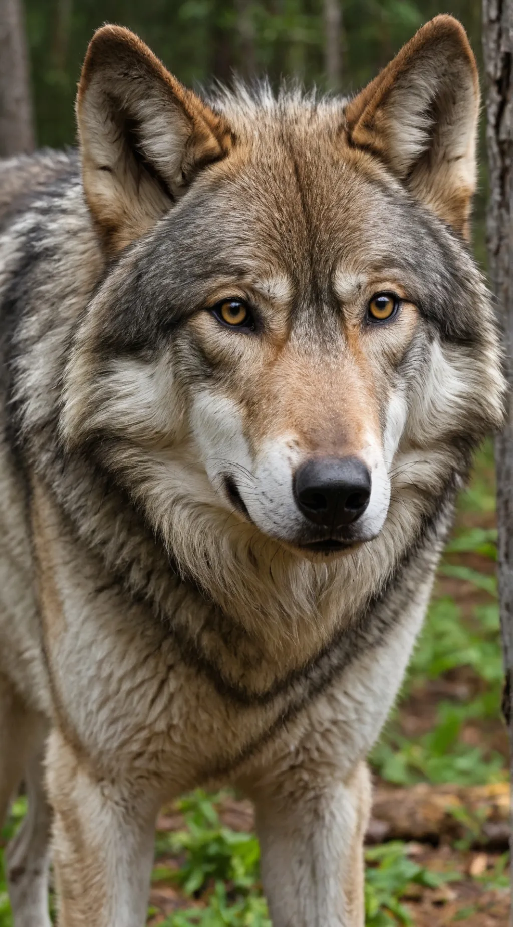 ai character: Wolfie background