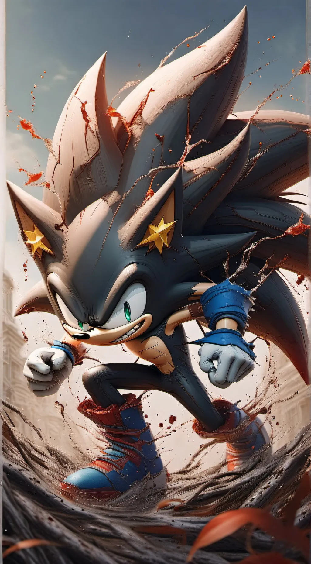 ai character: Sonic background