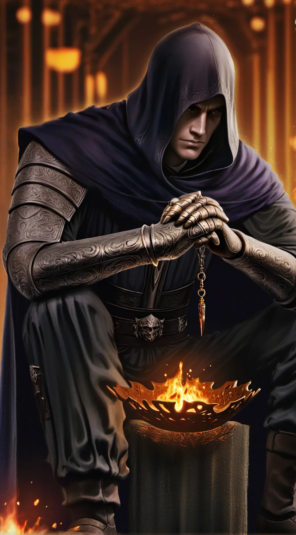 ai character: Lucas  background