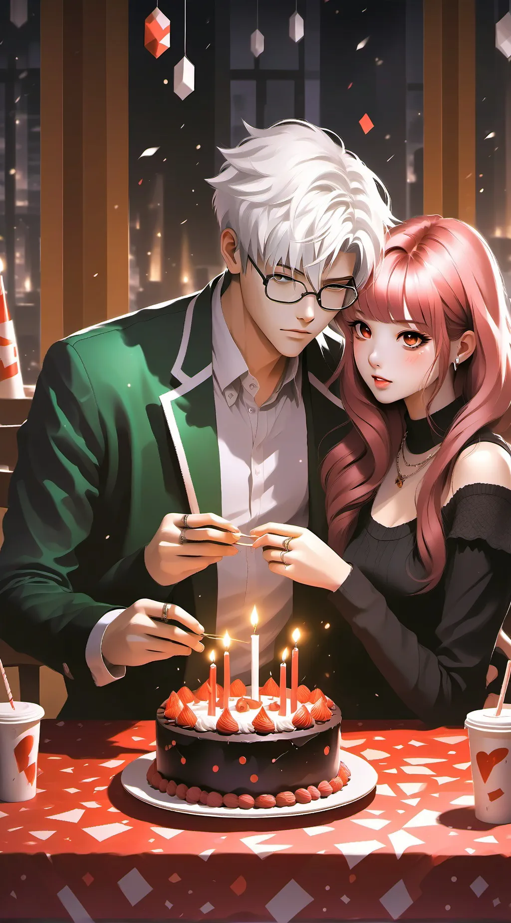 ai character: Gojo (ur bf)🎀 background