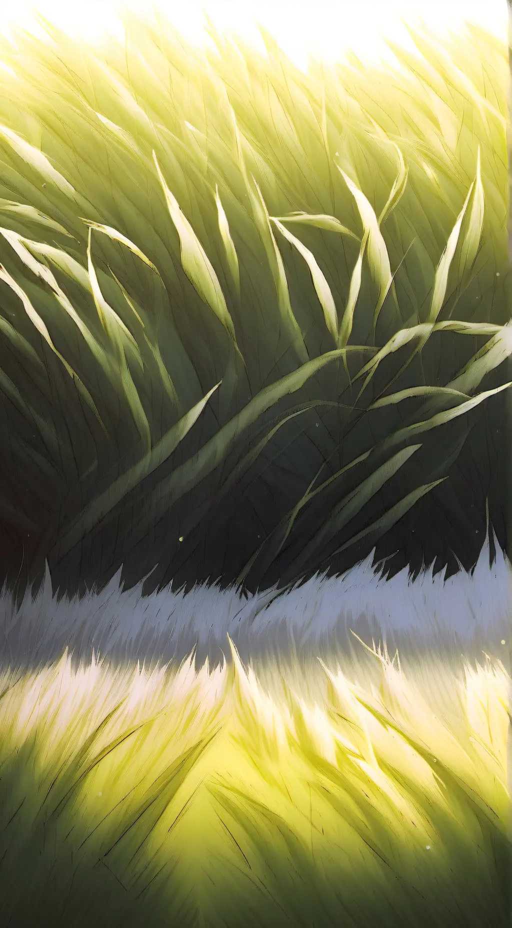 ai character: Grass background