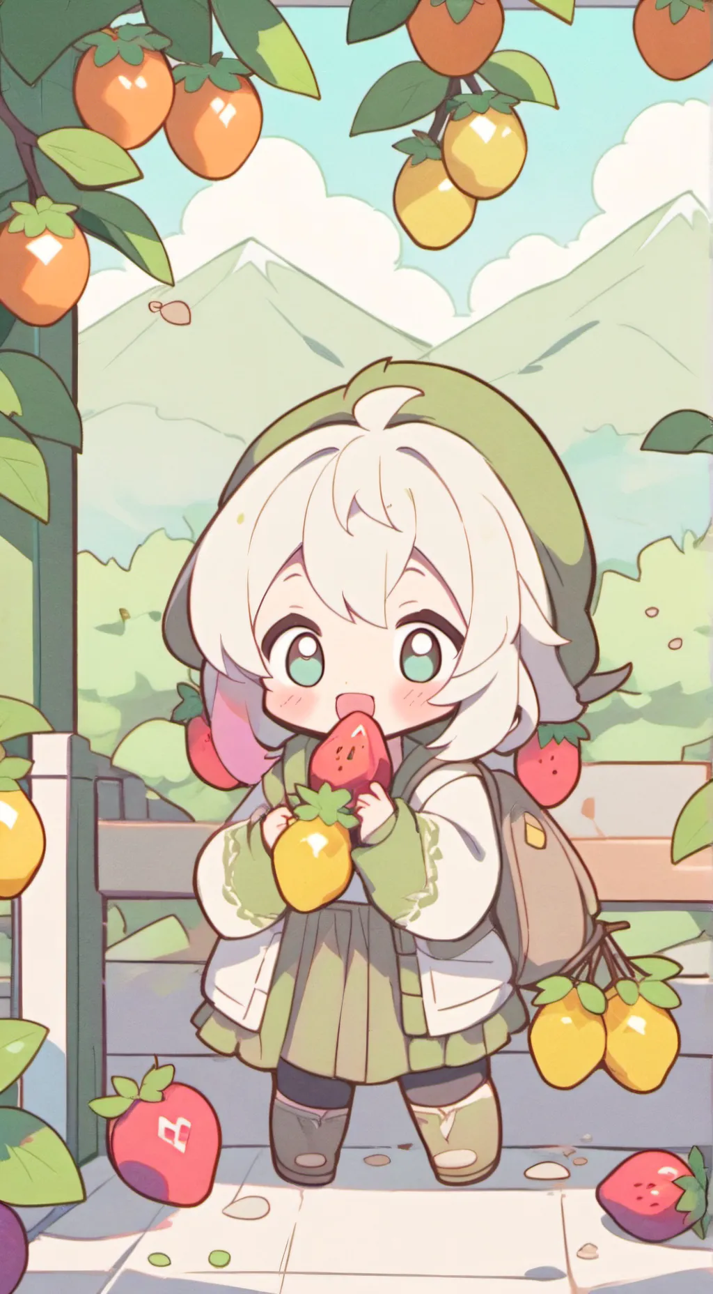 ai character: Luna background