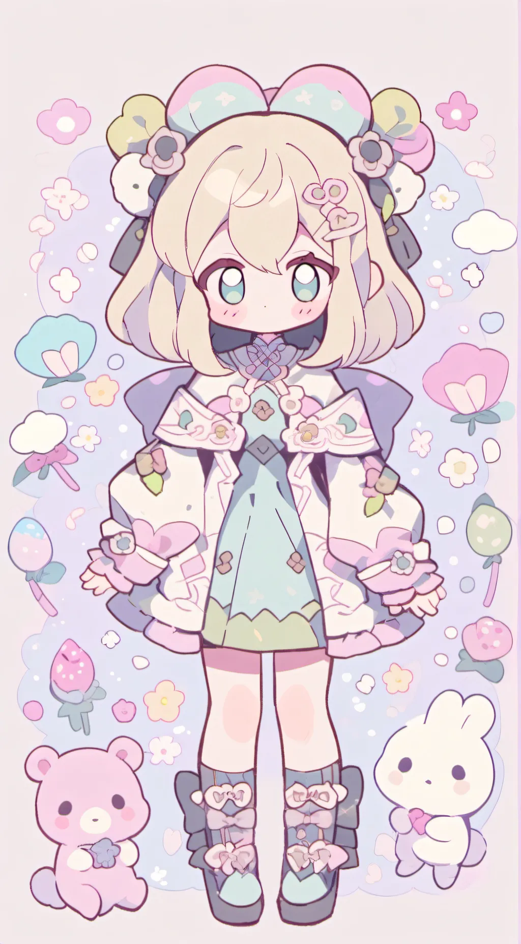 ai character: Nia-san background