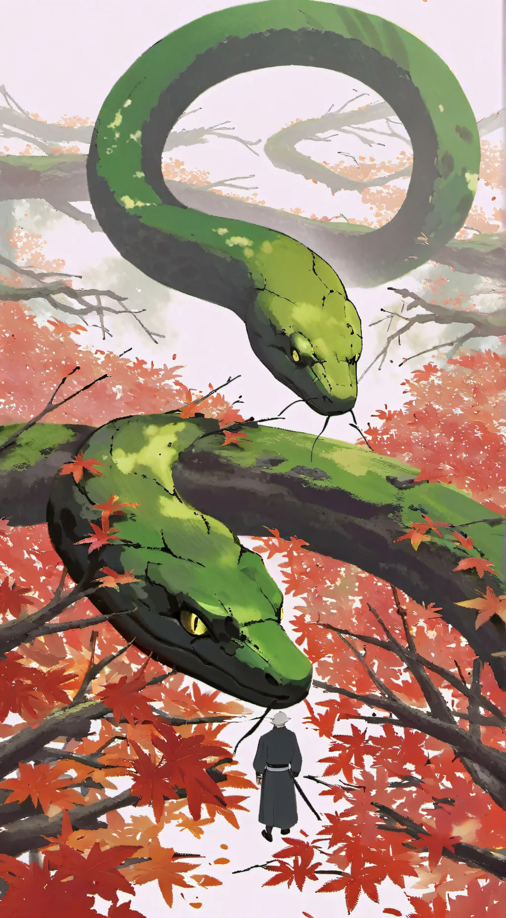 ai character: pet snake background