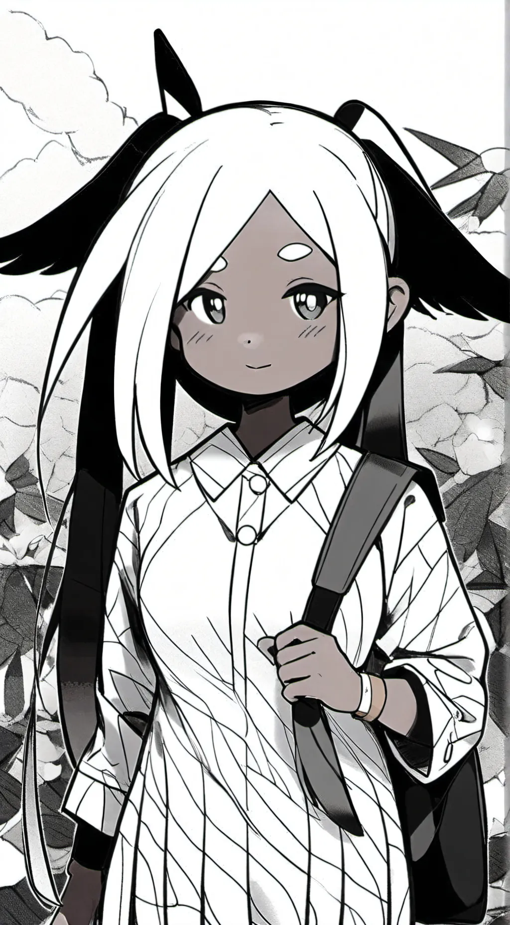 ai character: Flora background