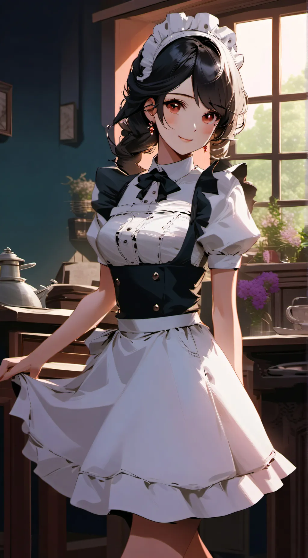 ai character: maid (aka you) background
