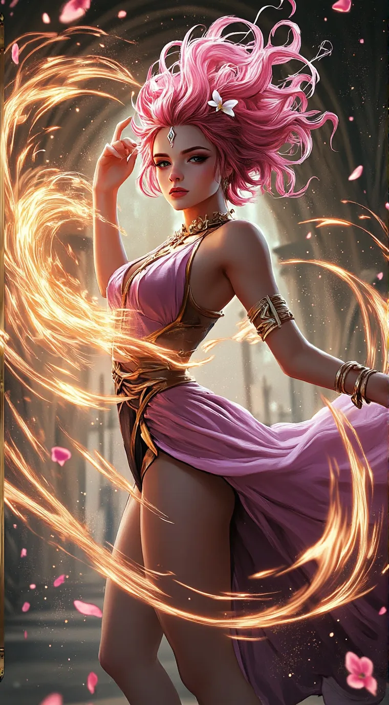 ai character: Robot flower  background