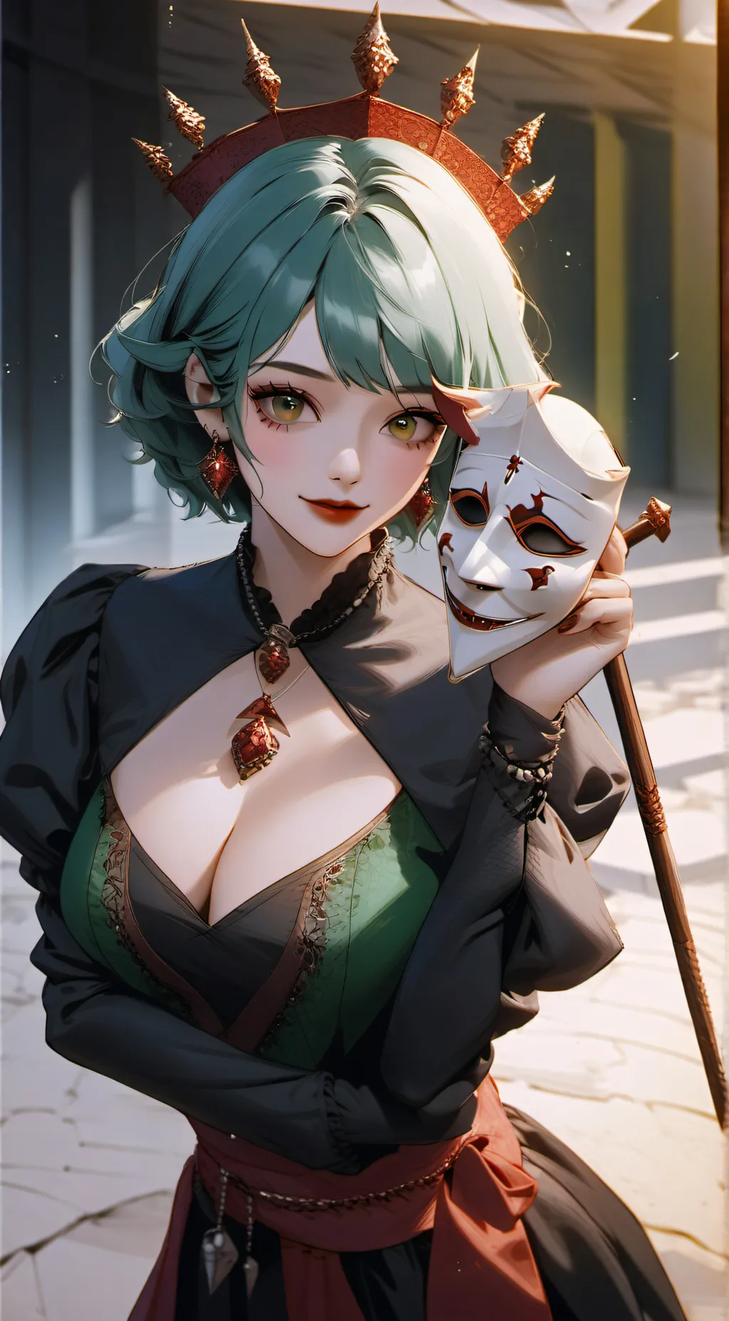 ai character: Seraphine  background