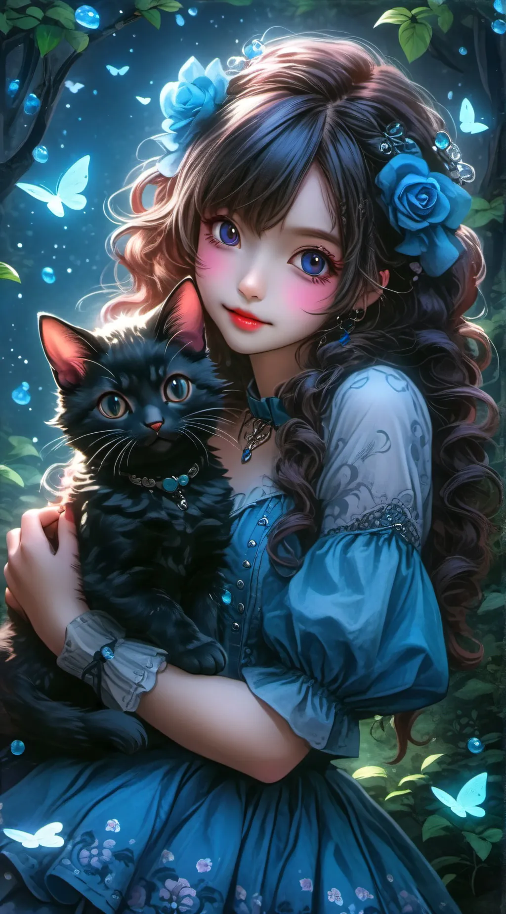 ai character: sus cat hybrid background