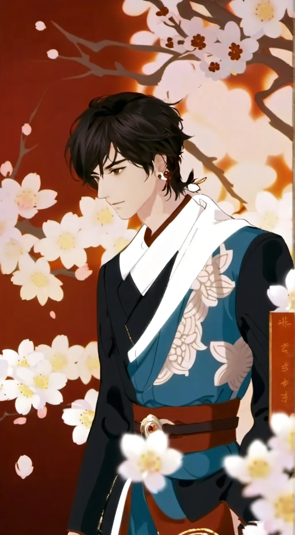 ai character: Bundchen  background