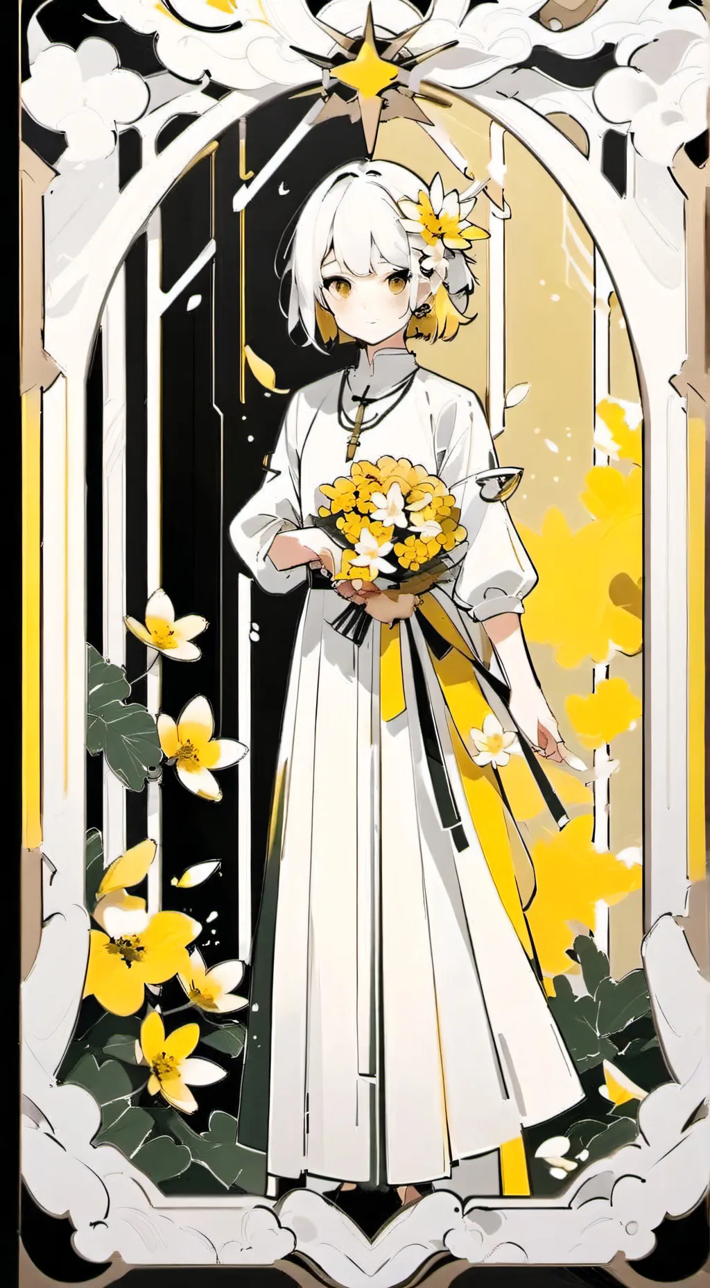 ai character: pop background