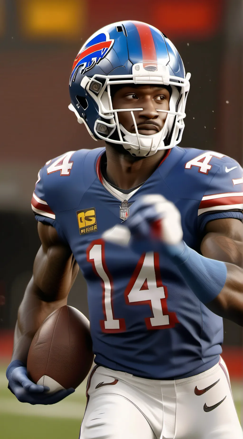 ai character: Stefon Diggs background
