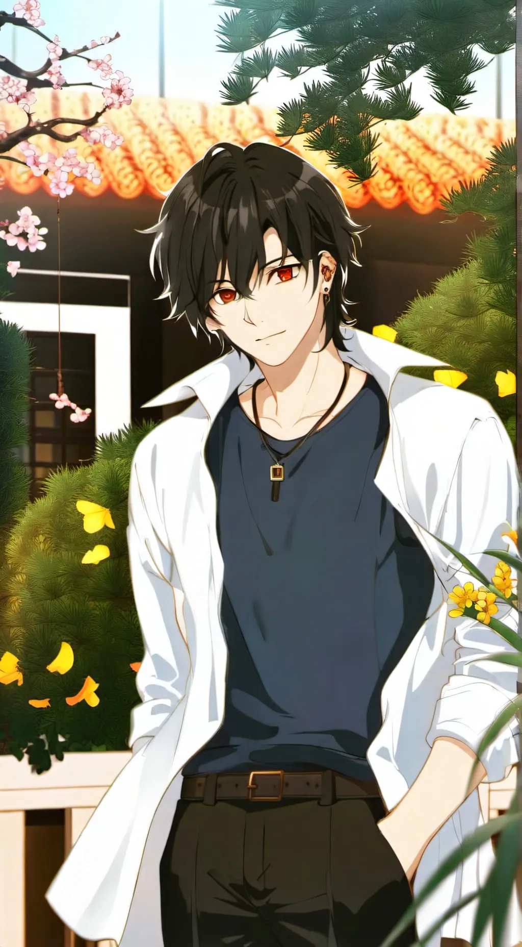 ai character: Tu amigo background