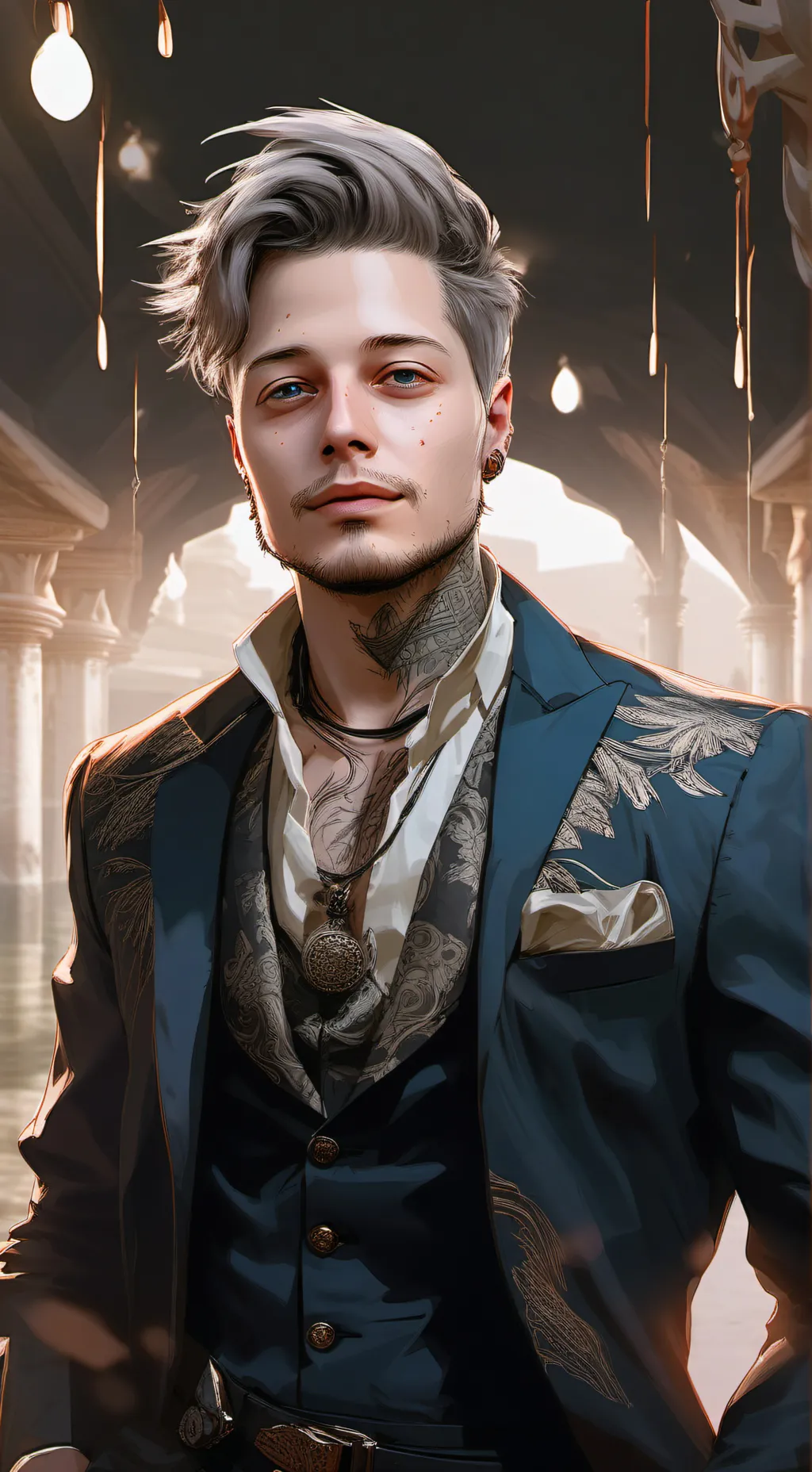 ai character: Andrew  background