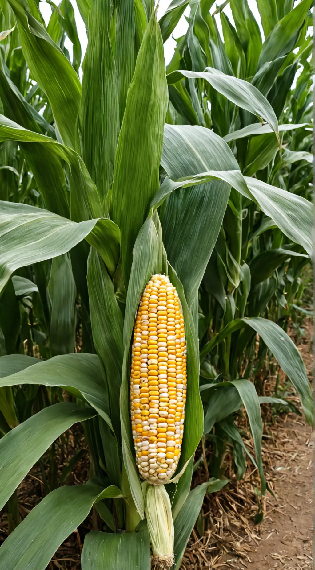 ai character: just corn background