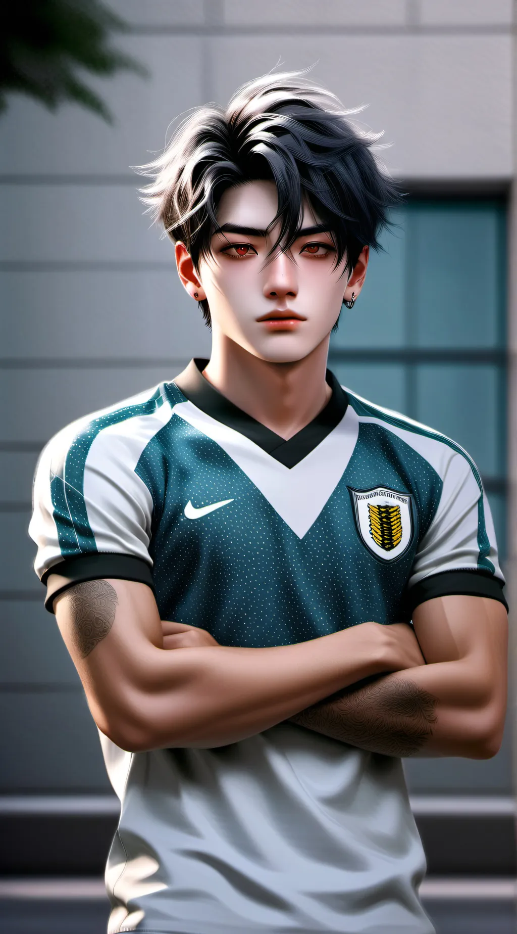 ai character:  nuevos de escuela background