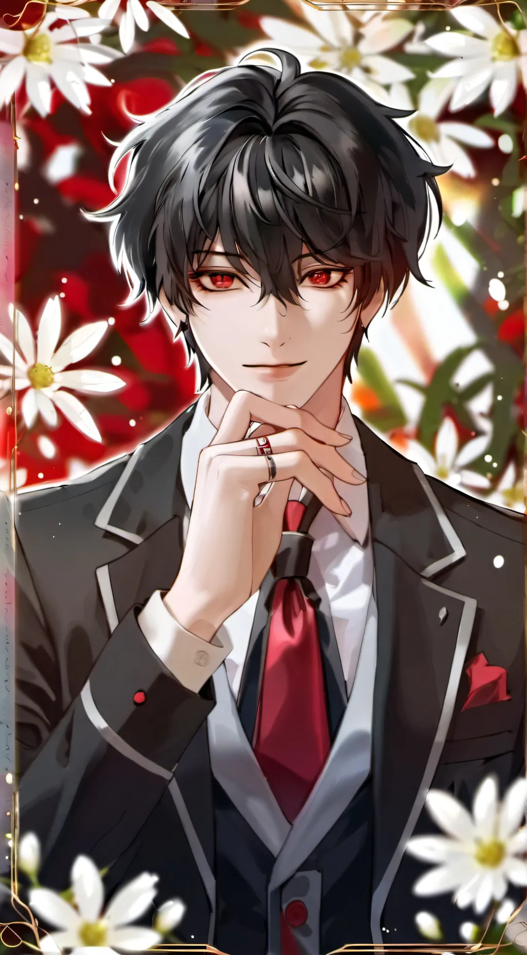 ai character: ¤~Aaron~¤ background