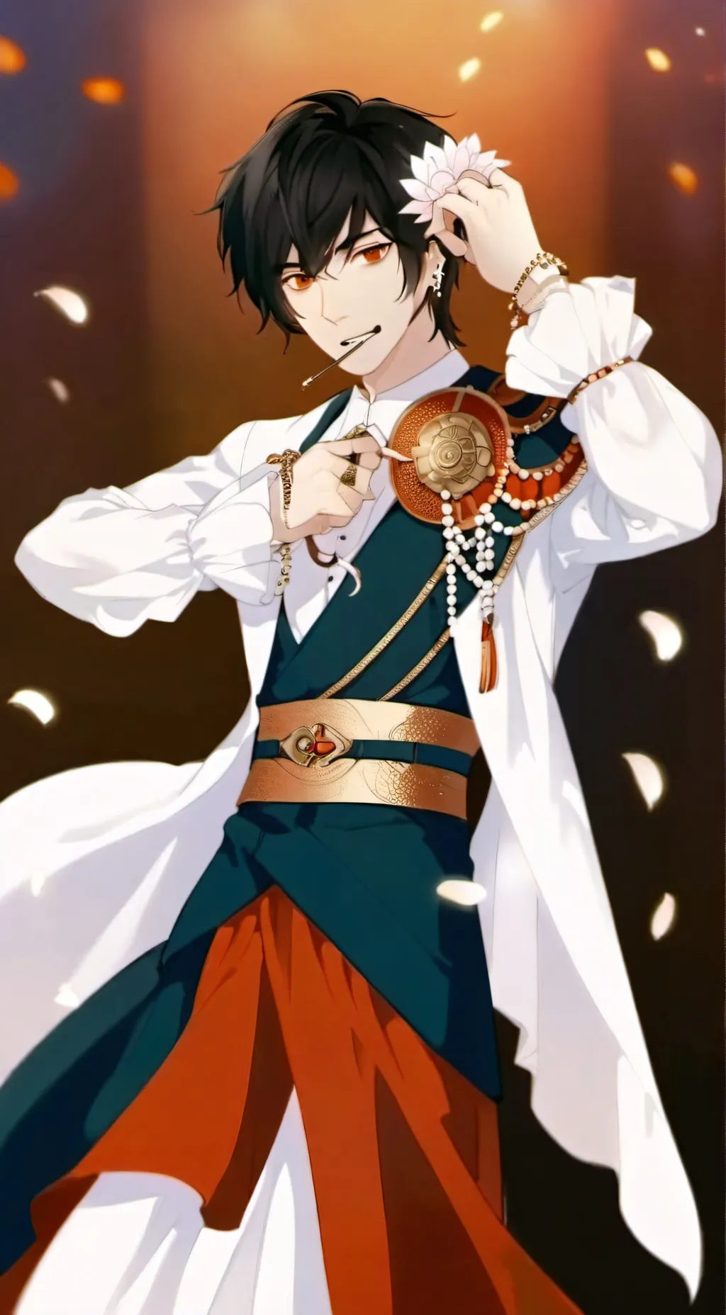 ai character: Juan ❤️👌 background