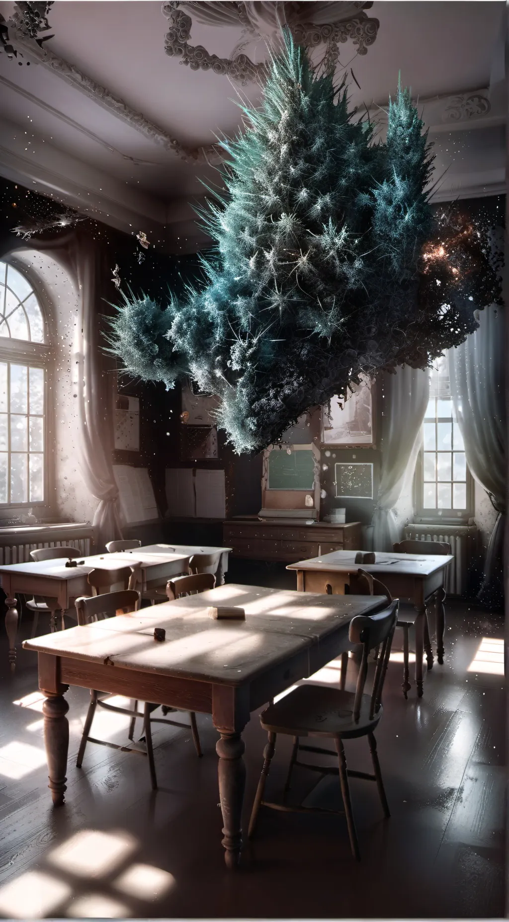 ai character: The classrooms background