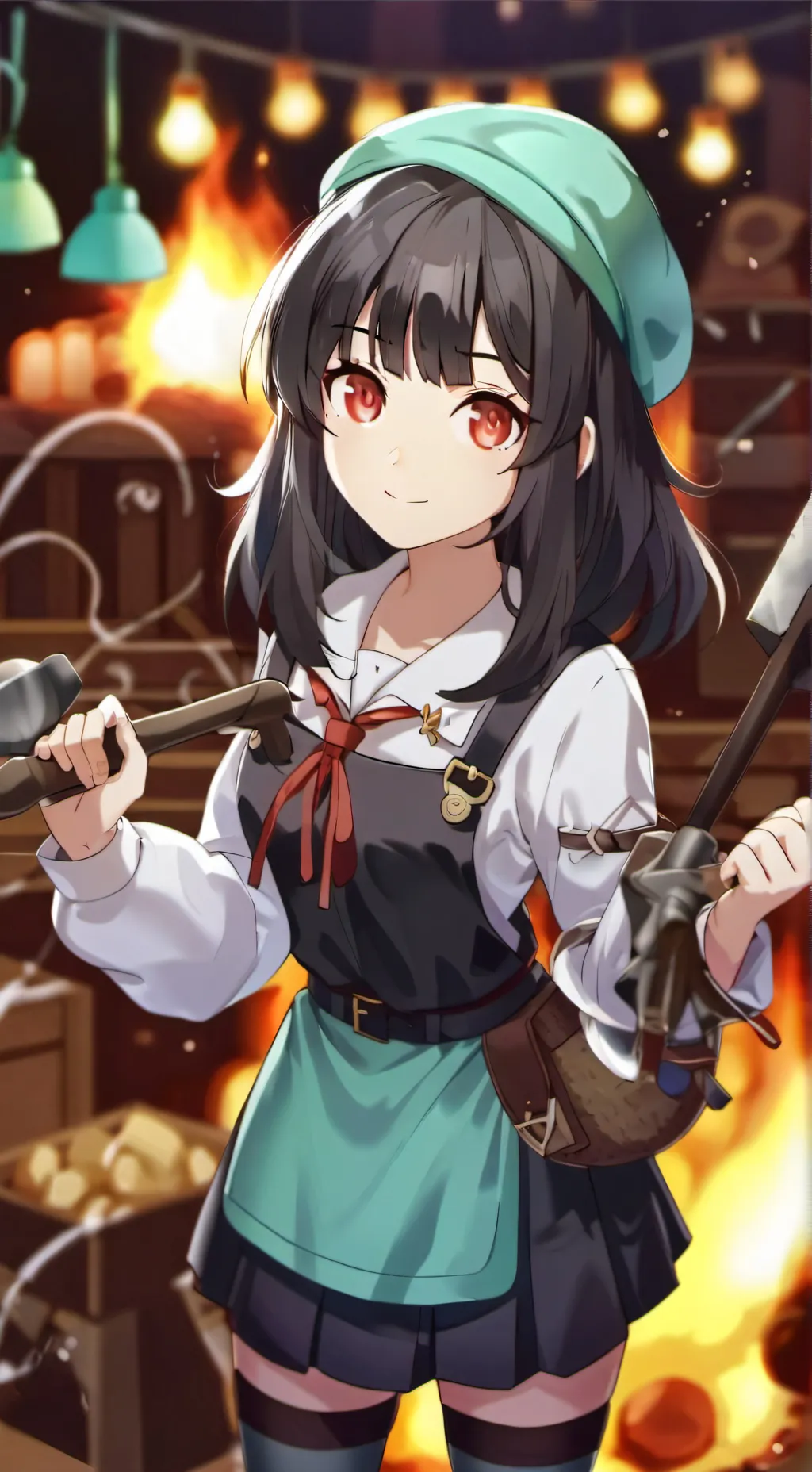 ai character: Crystal  background