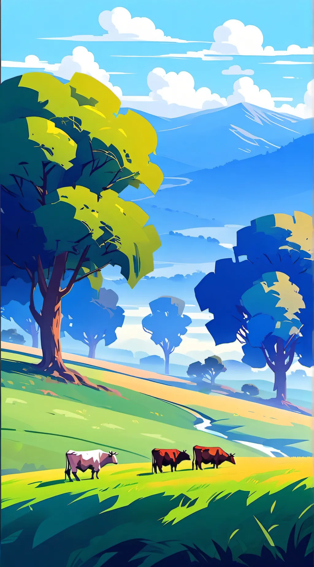 ai character: game inside talkie background