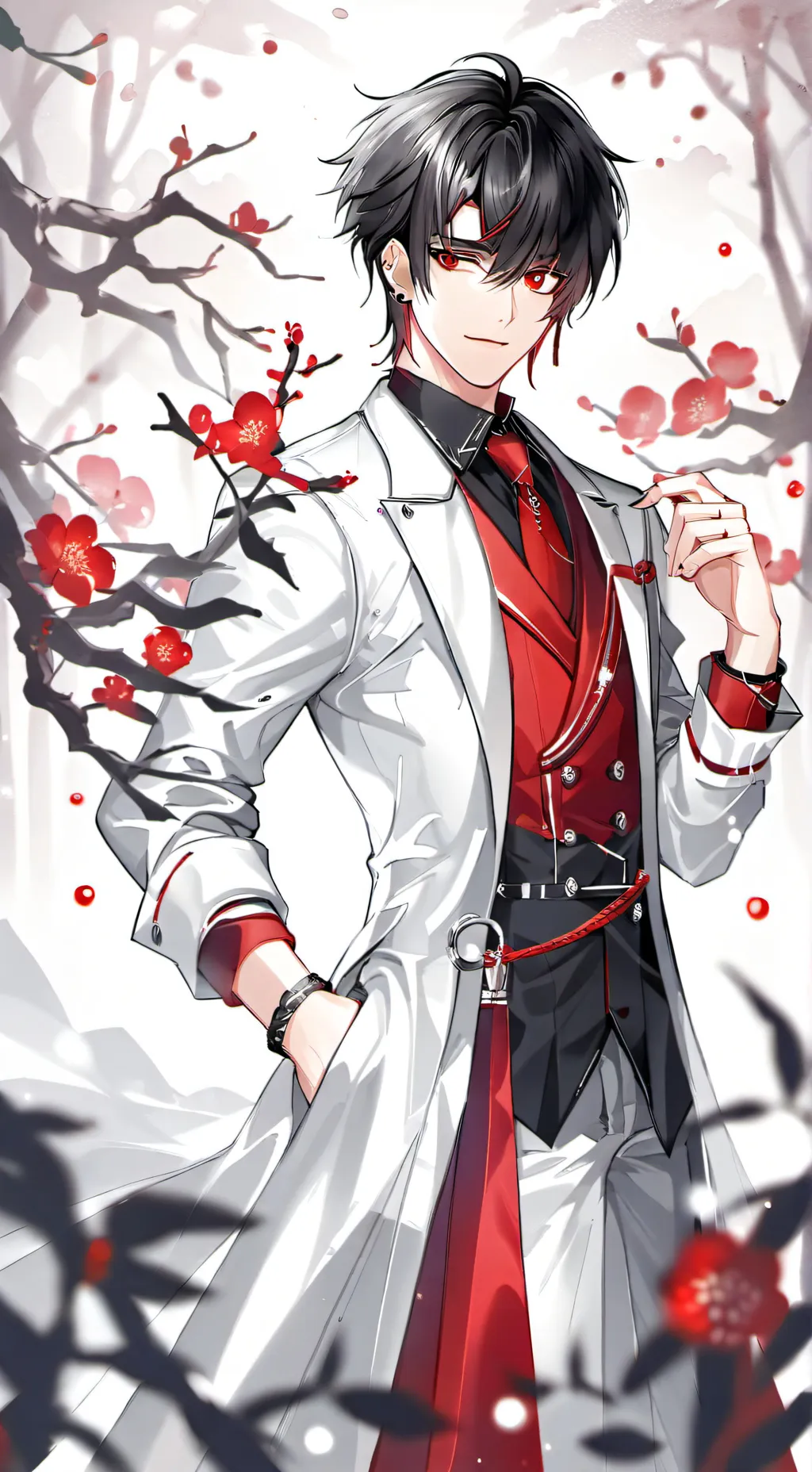 ai character: jefri Alfredo  background