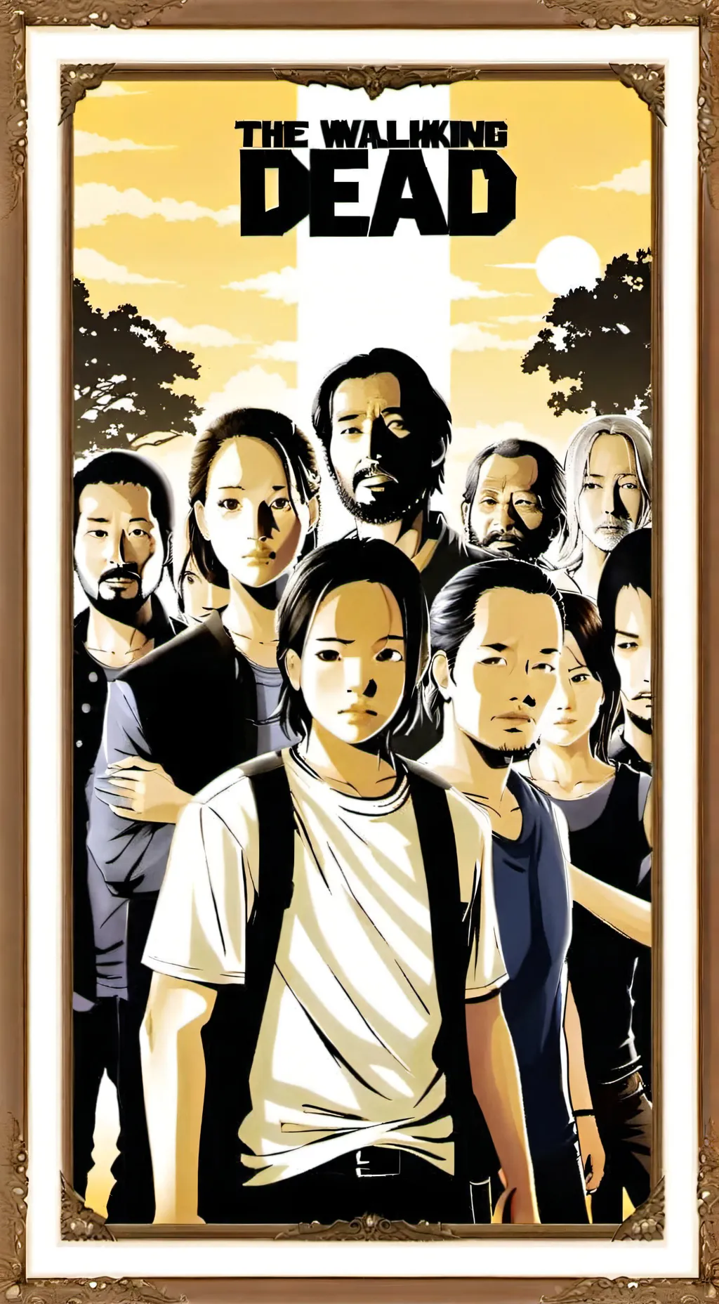 ai character: Walking dead S1 background