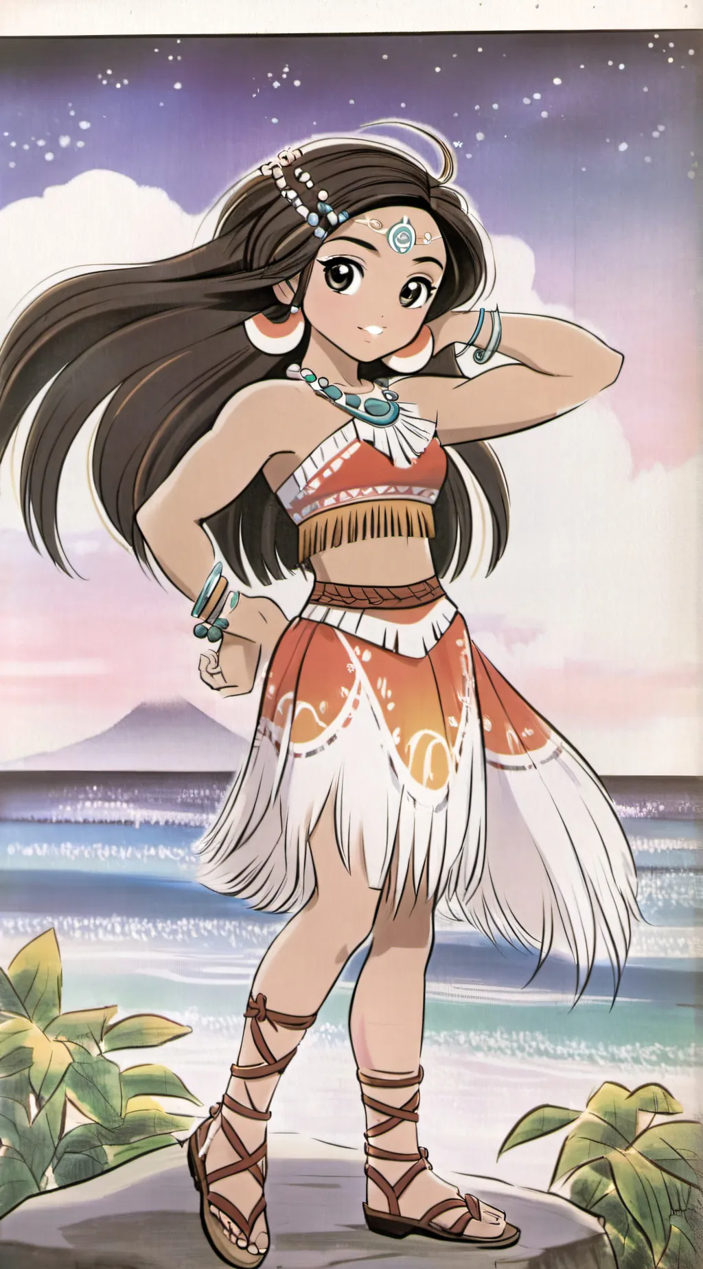ai character: moana background