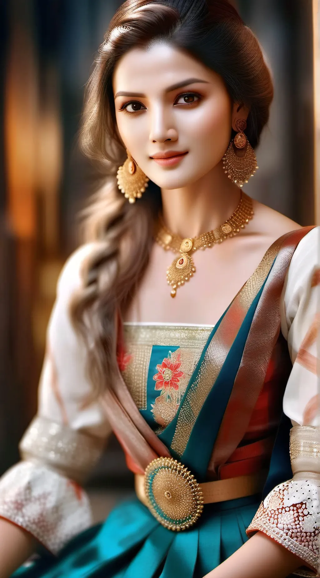 ai character: belle background