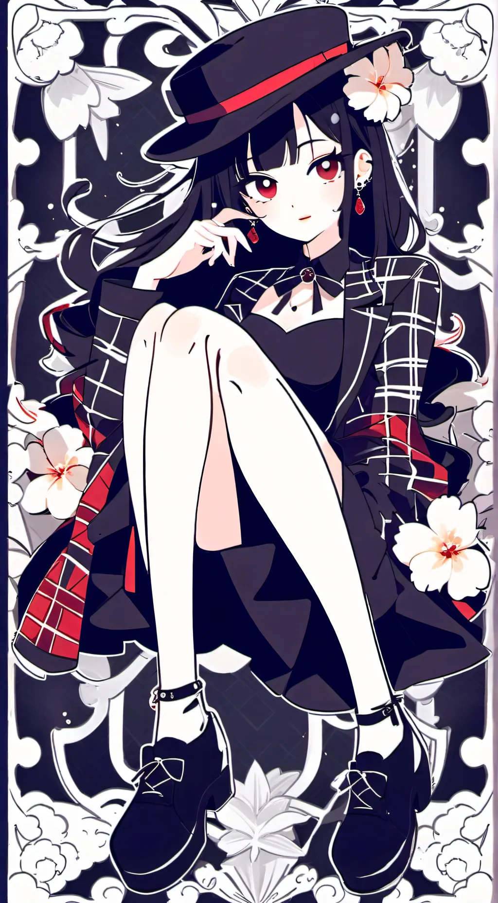 ai character: Luna background