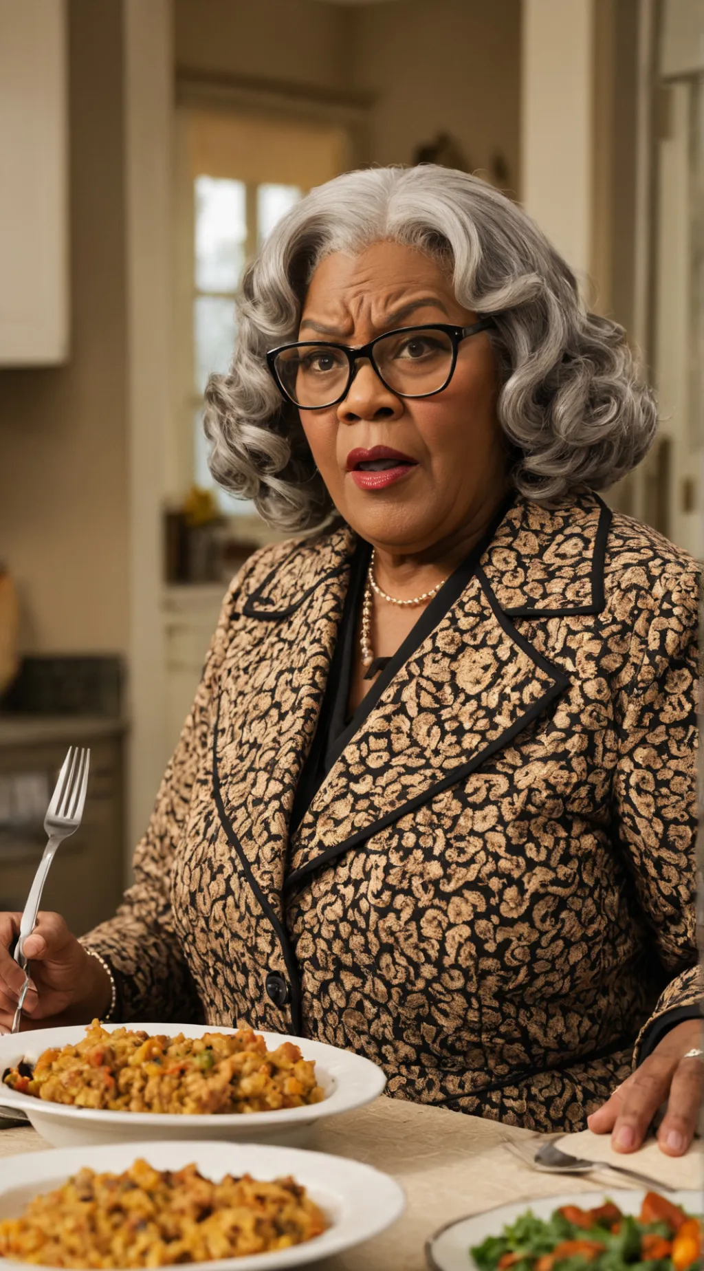 ai character: Madea 2 background