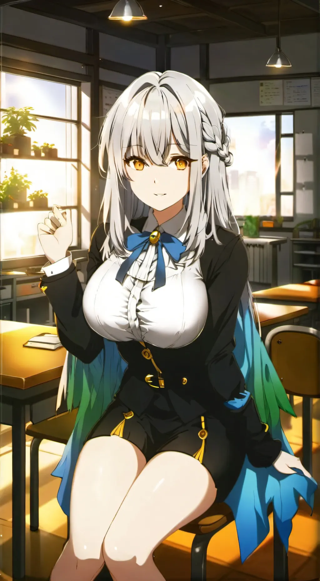 ai character: Eva background