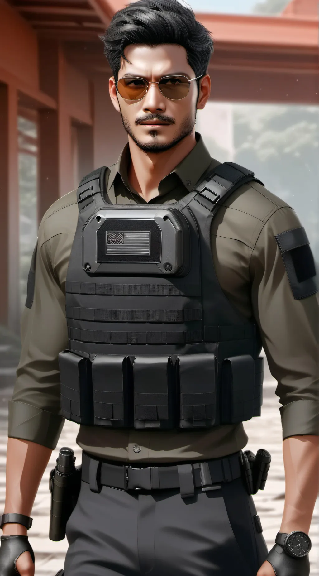 ai character: milatary background