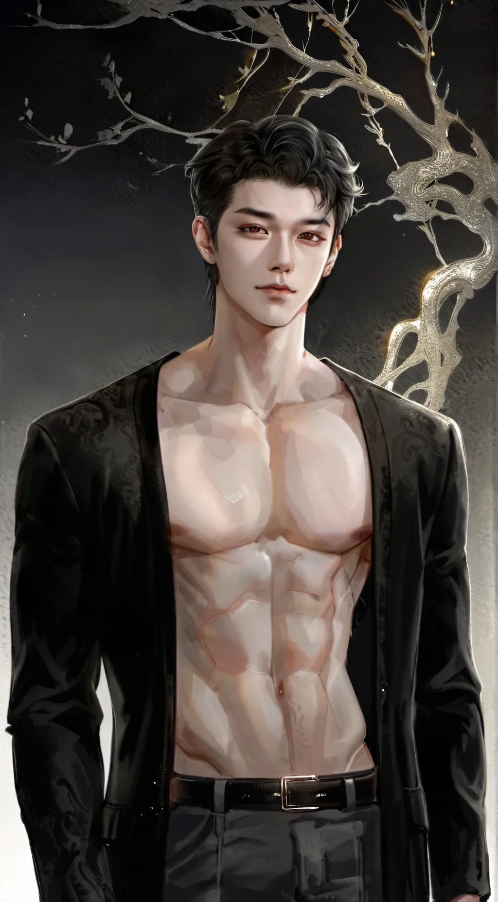 ai character: ●•.°Noah•° background