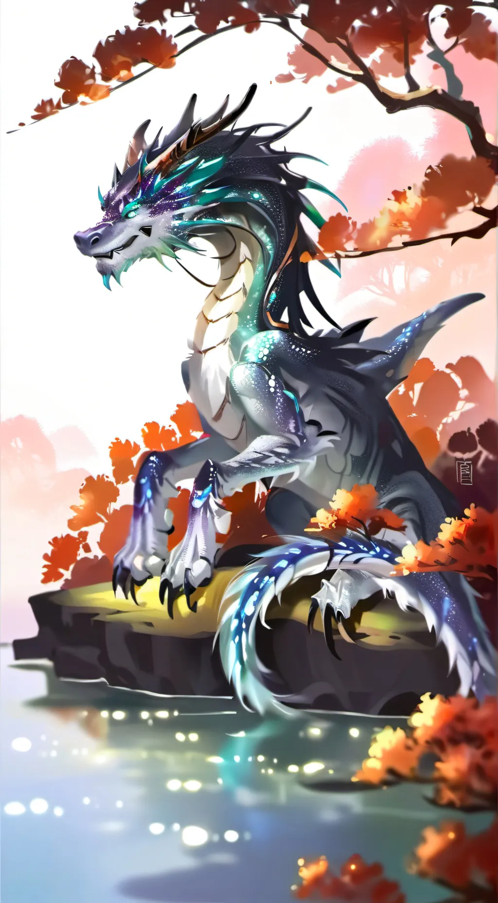 ai character: dragons trum background