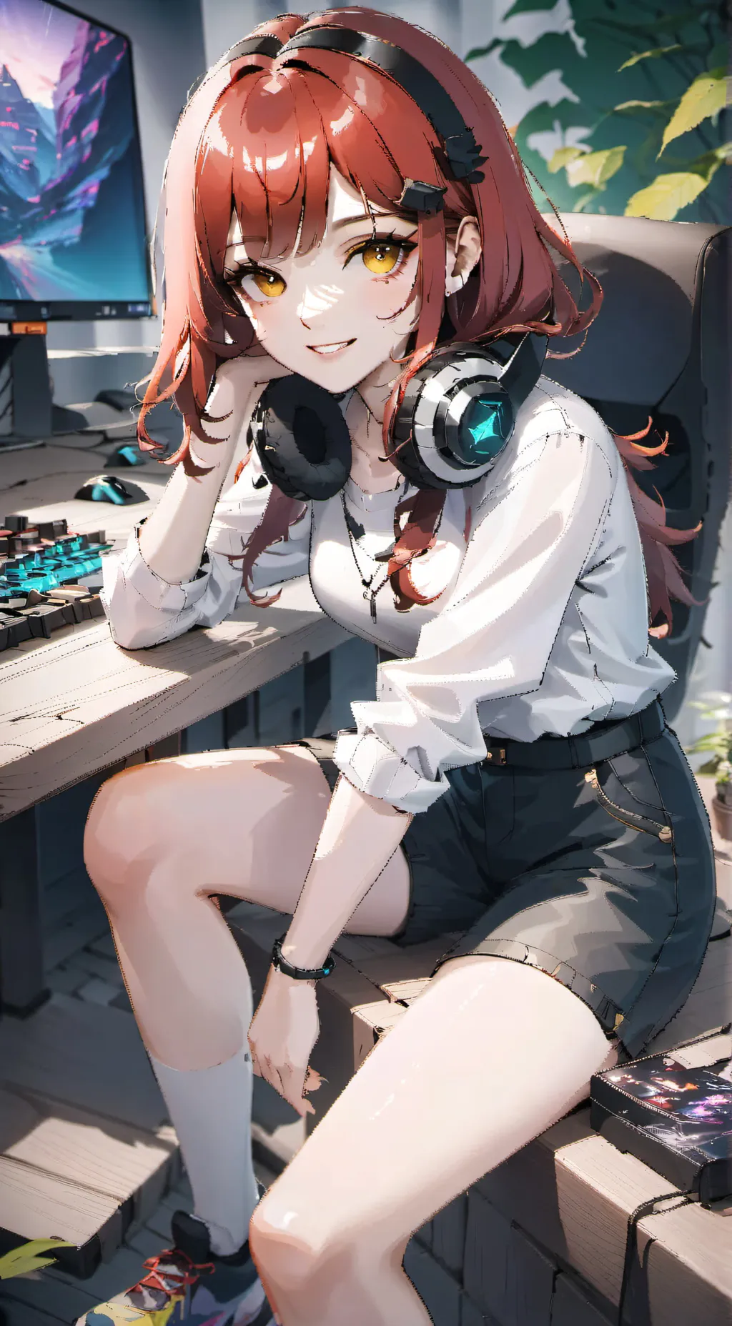 ai character: Aria background