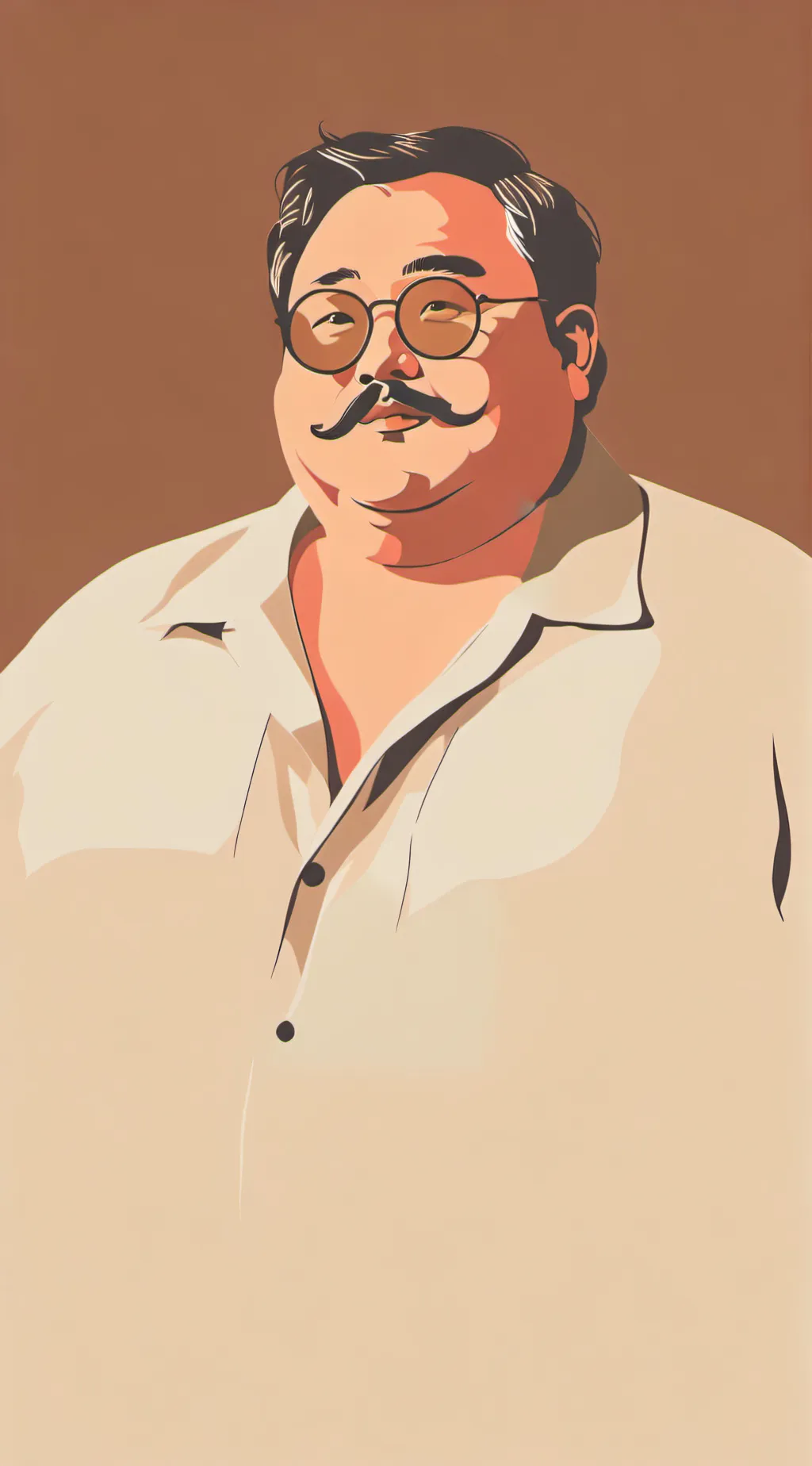 ai character: Caseoh brother  background