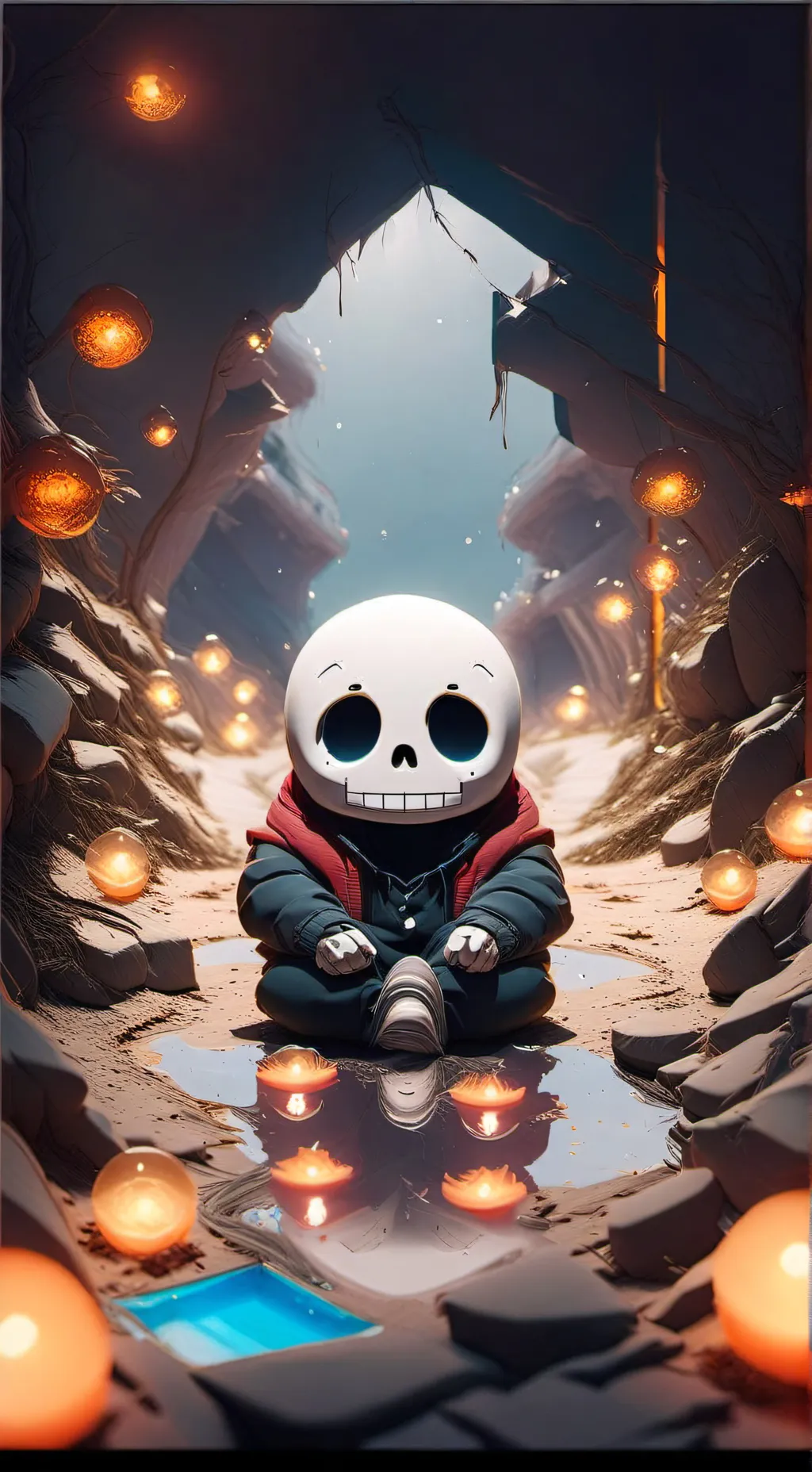 ai character: sans  background