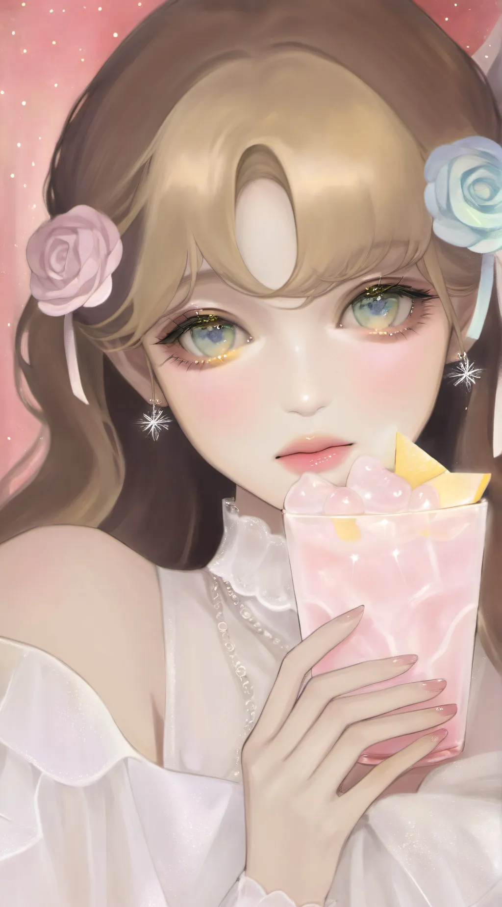 ai character: FPE and KJ fans background