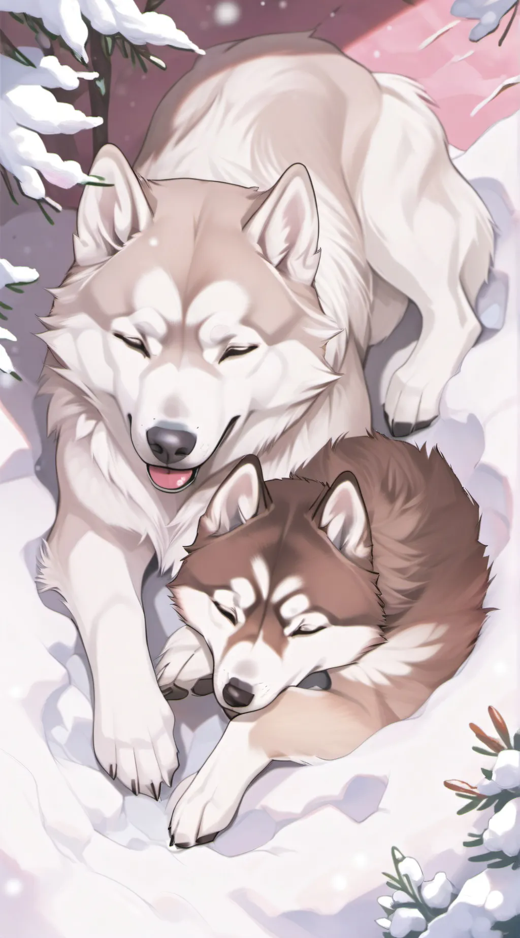 ai character: Cinnamon and Hazel background