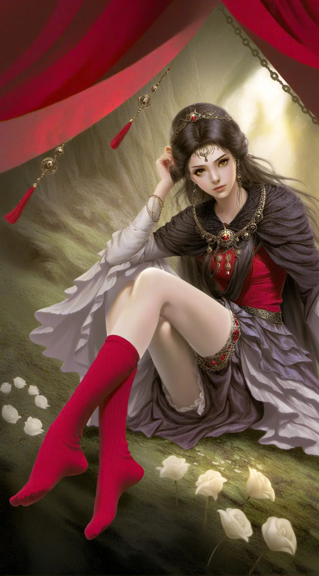 ai character: ash background