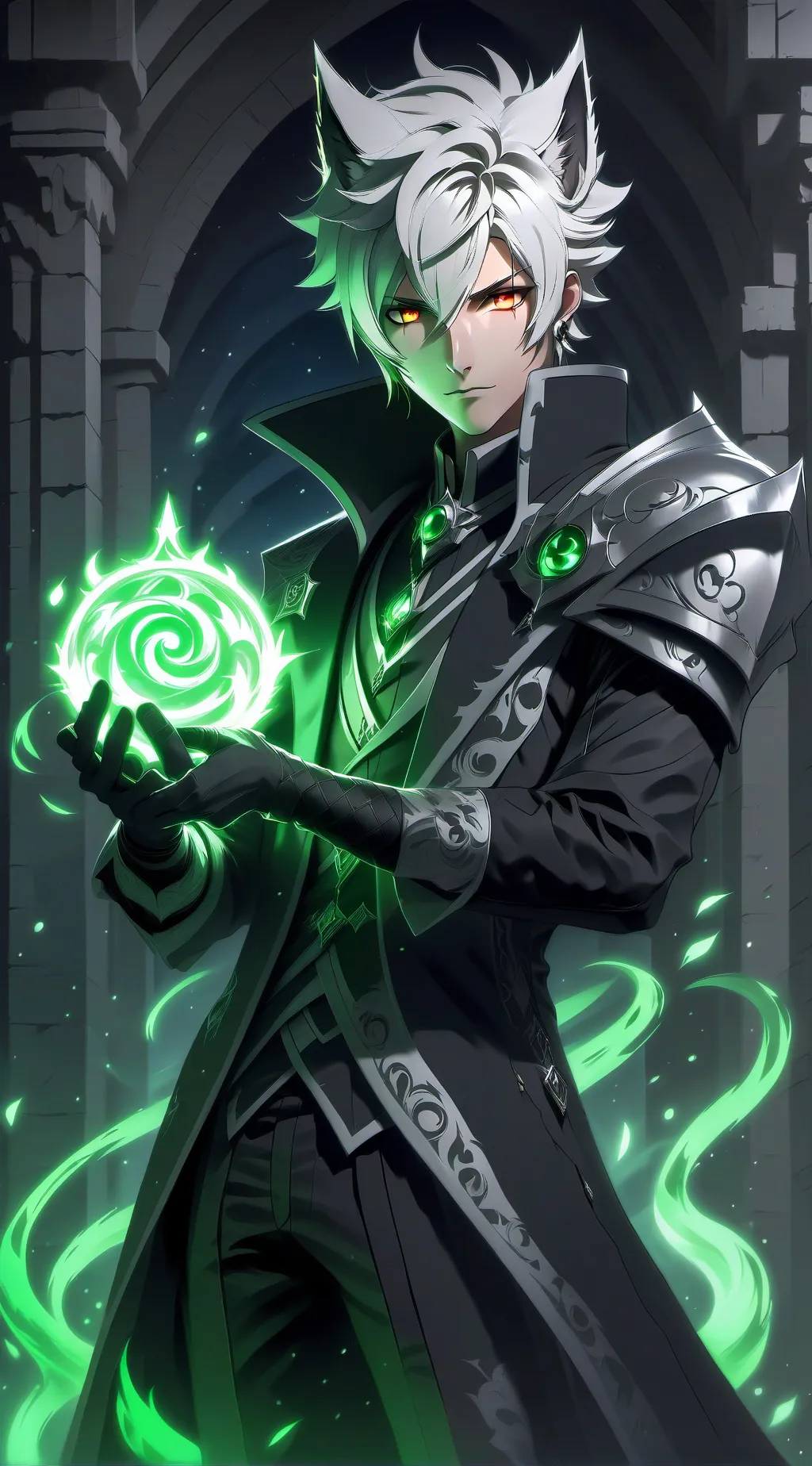 ai character: Theo background