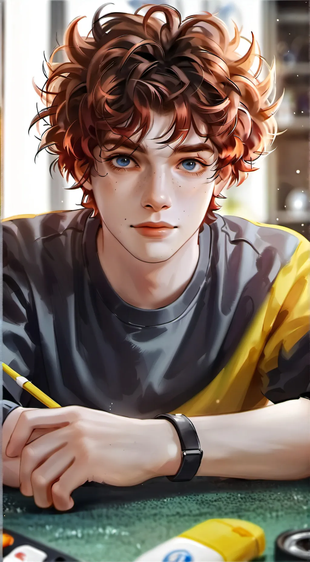 ai character: Evan background