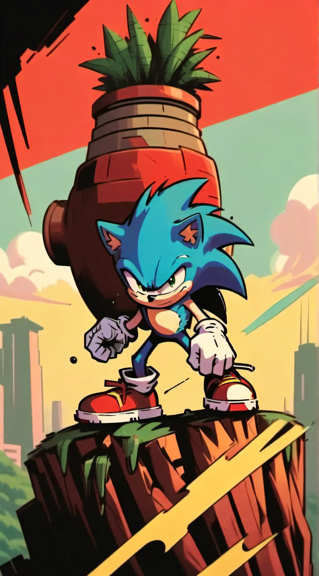 ai character: Sonic and Crew background