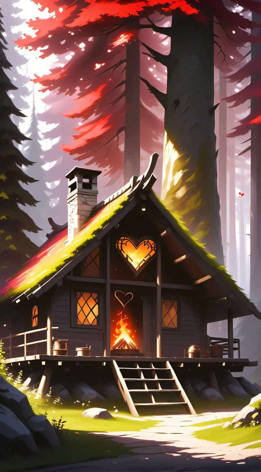 ai character: Fat camp background