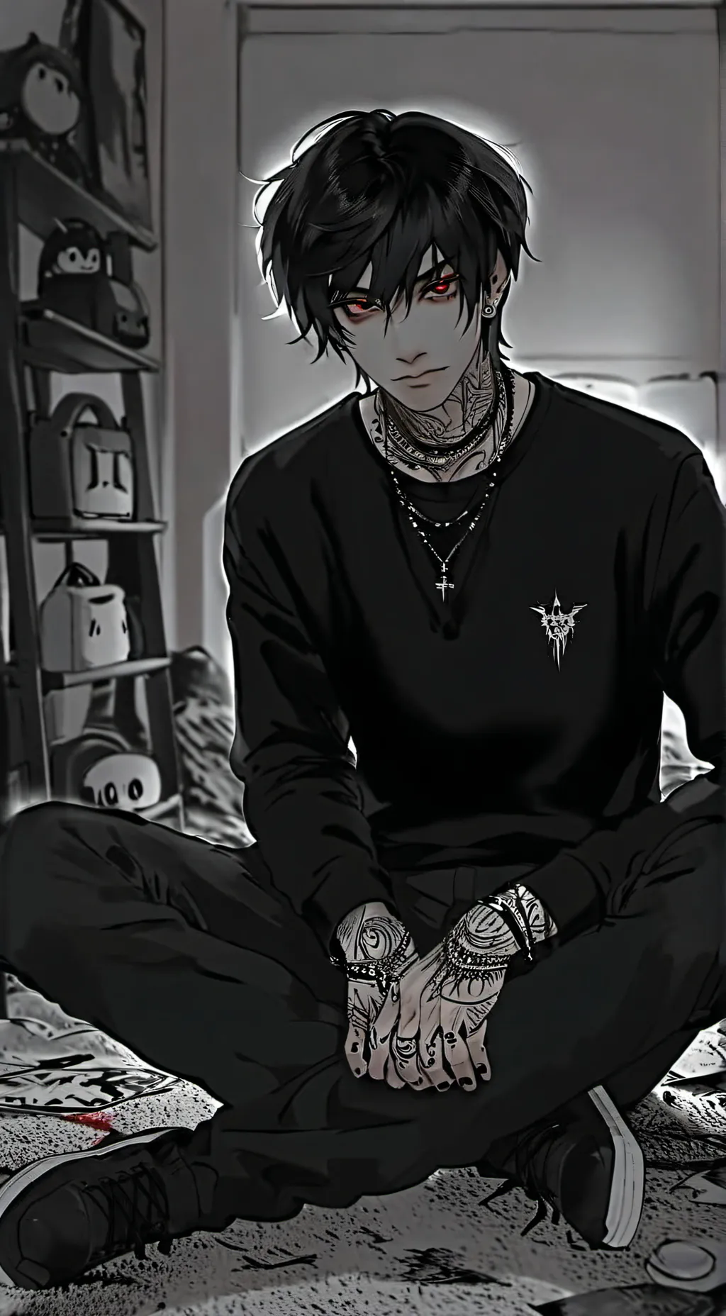 ai character: *+.𝒟𝓊𝓈𝓀*+. background