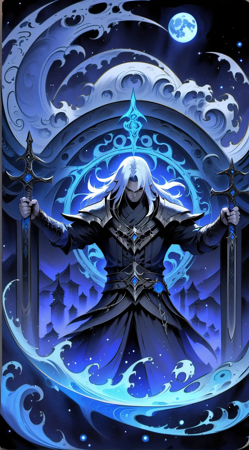 ai character: Titan TV man: background