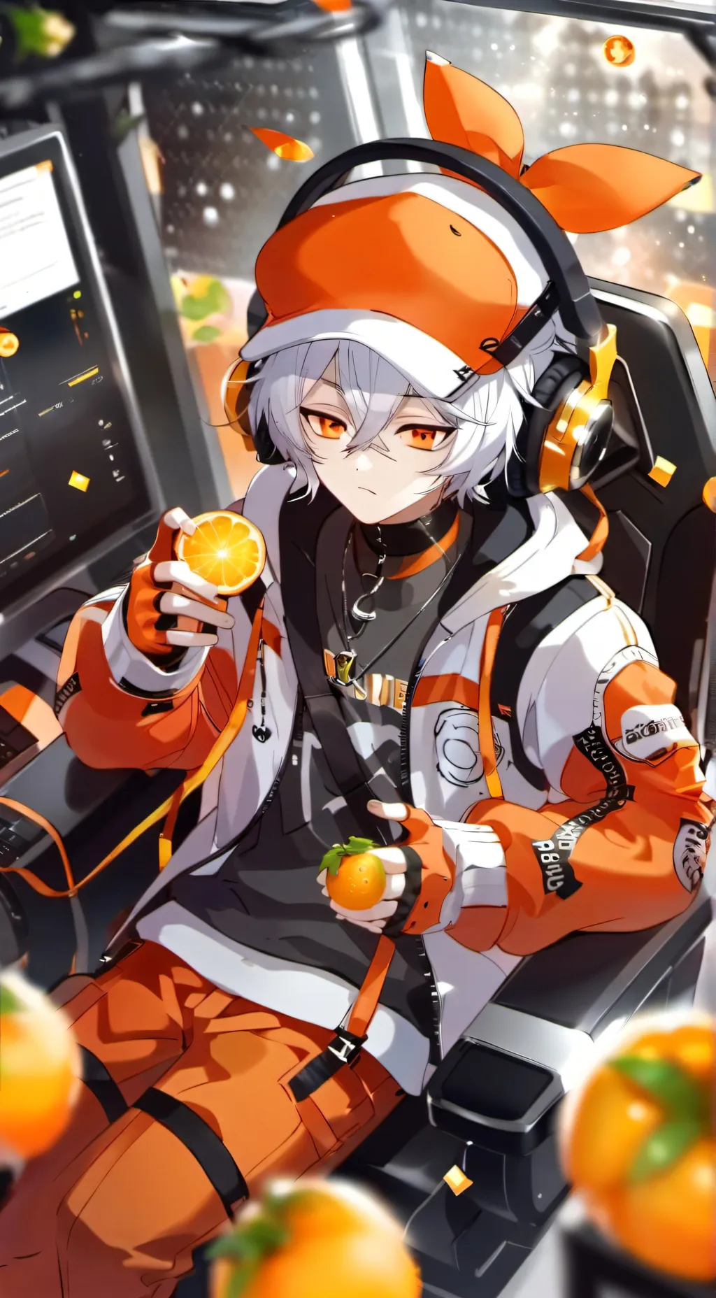 ai character: :) background