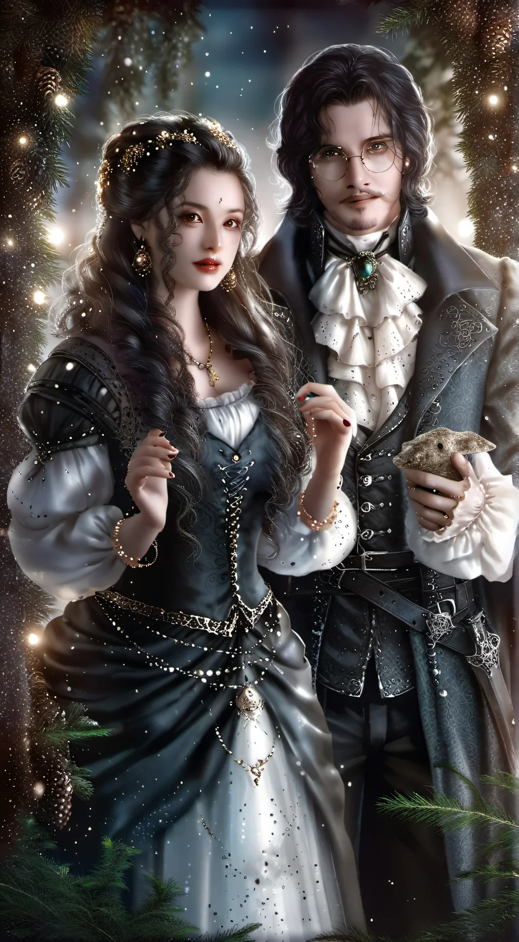 ai character: Bella  x Rudolph  background