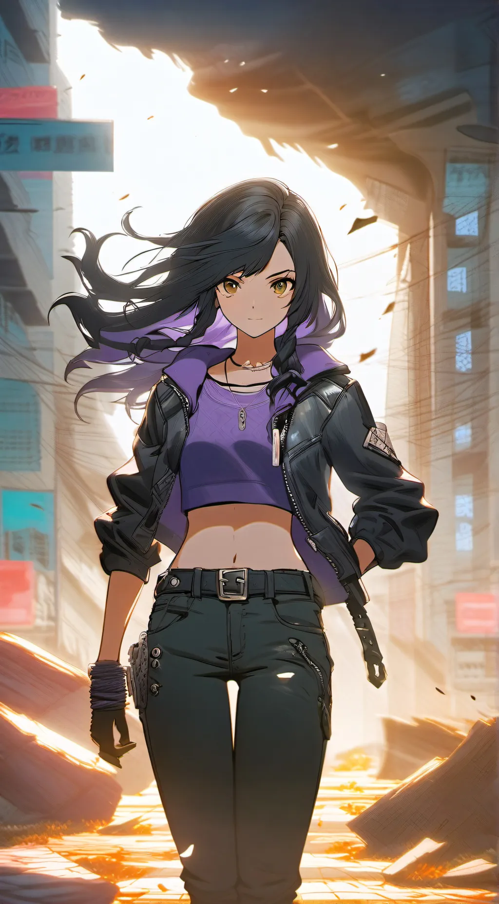 ai character: Monica background